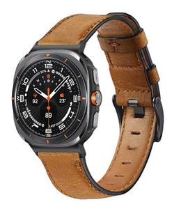สายนาฬิกาหนังแท้แบบธุรกิจและลำลองสำหรับ Samsung Watch 8 พร้อมหัวเข็มขัดสแตนเลส ขายส่งจากโรงงาน - Product Image 5