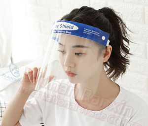 Protector Facial Desechable Transparente Antivaho de Plástico PET, Protección Facial Completa a Prueba de Salpicaduras, Venta al Por Mayor - Product Image 3