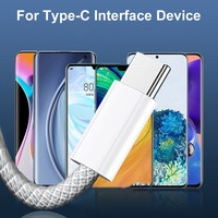 Câble de charge rapide USB-C vers Type-C 60W avec transfert de données et gaine en nylon pour téléphones mobiles (iPhone 17 Pro Max Air 15/16 Android)