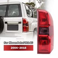 Couvercle rouge feu arrière pour Nissan Patrol Y61 2004 2005-2016 feu arrière feu arrière frein marche arrière Plug and Play feu arrière