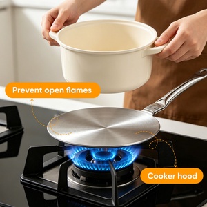 Plaque diffuseur de chaleur en acier inoxydable pour cuisinière à induction, adaptateur pour cuisinière, disque guide de chaleur pour économiser l'énergie - Product Image 2