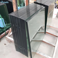 Verre feuilleté trempé transparent réfléchissant la chaleur, verre PVB à économie d'énergie pour mur-rideau, balustrade d'escalier, clôture