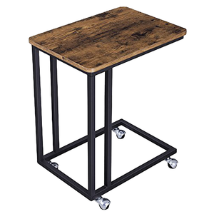 Grande table basse en bois moderne en forme de C pour la maison, comme petite table d'appoint pour les salons, les chambres à coucher, meuble de salon parfait - Product Image 1