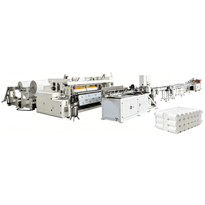 Ligne de production de machines à fabriquer <span class=keywords><strong>du</strong></span> papier toilette entièrement automatiques de petite taille avec boîte de vitesses motorisée, certifiée CE, personnalisable, pour usage commercial - Product Image 1