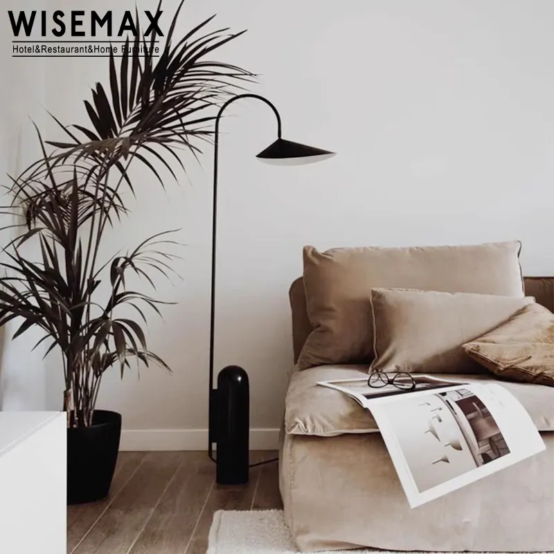 Wisemax רהיטים נרדי מעצב רצפת מנורת ריהוט הבית דקורטיבי מודרני שיש טבעי מנורות שולחן בסיס מנורות סלון