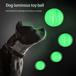 Bola mainan tumbuh gigi, tidak beracun anti-gigitan bola mainan makanan ringan hewan peliharaan bola pembersih gigi kunyah permainan olahraga bola latihan IQ - Product Image 2