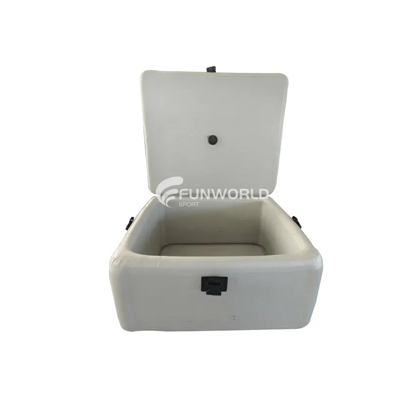 DWF In-car placement inflatable custom drop stitch Outdoor Portable ice insulated ice cooler box