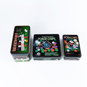 200 pièces jeu de jetons de <span class=keywords><strong>poker</strong></span> avec boîte de rangement en fer vente chaude <span class=keywords><strong>pas</strong></span> <span class=keywords><strong>cher</strong></span> 4g PP Texas jetons avec <span class=keywords><strong>tapis</strong></span>, cartes, boutons de revendeur et instruction - Product Image 6