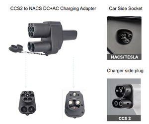 Adaptateur CCS 2 Combo vers <span class=keywords><strong>Tesla</strong></span> 250 kW DC uniquement – Adaptateur de charge rapide CCS2 pour <span class=keywords><strong>Tesla</strong></span> <span class=keywords><strong>Model</strong></span> <span class=keywords><strong>3</strong></span>/Y/S/X – <span class=keywords><strong>Prix</strong></span> usine - Product Image 2