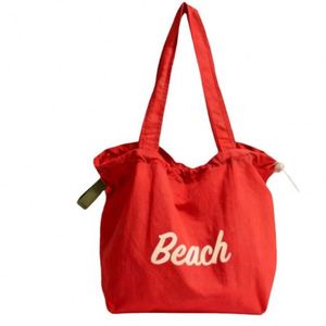 Trendy <b>Large</b> Capacity Nylon <b>Beach</b> <b>Bag</b>, Opening Closure Eco-Friendly Tote, Versatile Summer Travel Shoulder <b>Bag</b> - Product Image 5