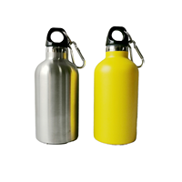 Botol air alumunium dinding ganda, cangkir logam terisolasi & termos, termos, 500ml & 750ml
