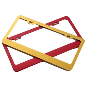 Personalizzare il telaio per targa Auto in acciaio inossidabile nero opaco USA porta-Tag Standard per Auto - Product Image 6