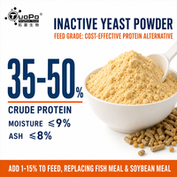 Poudre de levure inactive à haute teneur en protéines brutes digestibles (35%-50%) – Attractant alimentaire naturel pour porcs, volailles, animaux aquatiques et animaux de compagnie