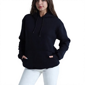 Sudadera con Capucha de Invierno para Mujer, Tejida, Forrada, con Logotipo Personalizado, Talla Grande, Cómoda, para Fiestas de Fin de Semana, 100% Algodón de Alta Calidad - Product Image 1