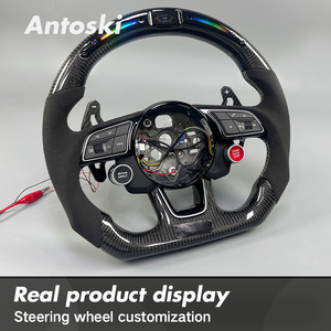 <span class=keywords><strong>Volante</strong></span> de fibra de carbono con LED inteligente para <span class=keywords><strong>Audi</strong></span> Q8 SQ8 A3 <span class=keywords><strong>A4</strong></span> B9 A5 B8 A6 C7 A7 S3 S4 RS3 RS5 RS7 RS6 C8 estilo deportivo personalizado - Product Image 5
