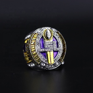 LSU Championship Ring Set <strong>3</strong> Ring Classic Nostalgic <strong>Memorial</strong> From Louisiana College League Popular in Europe America Made Alloy - Product Image 6