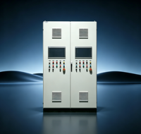 Doppeltüriger SPS-Automatisierungsverteilerkasten mit zwei HMI-Touchscreens, kundenspezifisches industrielles Schaltschrank-Equipment, IP66-zertifiziert