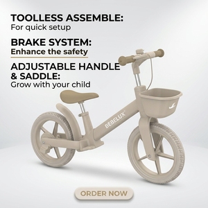 Vélos d'équilibre pour enfants avec poignée ergonomique et système de freinage sécurisé, vélo d'équilibre pour enfants de <span class=keywords><strong>12</strong></span> pouces pour les tout-petits de 24 à 72 <span class=keywords><strong>mois</strong></span> - Product Image 1