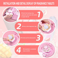 Bouteille d'eau Air Up Style Flavor avec capsules aromatisées sans sucre, saveurs pastèque, myrtille, café, pour le sport et les voyages