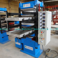 Équipement de sol en caoutchouc 50 tonnes 550*550 Machine de fabrication de carreaux de pavé en caoutchouc Machine de presse hydraulique pour briques en caoutchouc