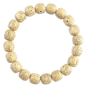 Bodhi Seed <b>Bracelet</b> 18 Beads <b>Ball</b> Shape Antique Style Unisex Everyday Wear Jewelry - Product Image 4