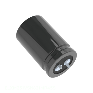 Condensateur à montage traversant ELXM251VSN821MR45S 820 uF, en aluminium, 20 %, 250 V, SNAP TH - Distributeur agréé - Product Image 1