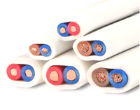 BVVB RVVB 2-adrig 1,5mm 2,5mm Kupferdraht PVC-isoliertes und ummanteltes Flach kabel Weißer elektrischer Innen draht