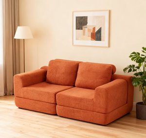 Convertible <b>Folding</b> <b>Sofa</b> Bed Set Multi-Functional Sleeper Chair Memory Foam Back Support Portable Futon Couch Living Room - Product Image 6