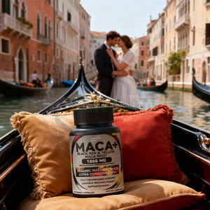 Лучшая диетическая Натуральная мужская добавка Maca Капсулы Ashwagandha порошок экстракт корня Maca черный перец увеличенные ягодицы - Product Image 4