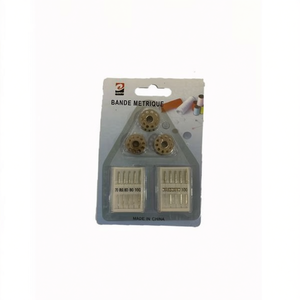 Set di aghi e rocchetti da cucito Mnj, misura metrica 70 80 90 100 per macchina da cucire, 12 pezzi - Product Image 1