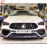 Kit carrosserie tuning en fibre de carbone Z-ART CLA45 pour Benz Classe C118, kit aileron arrière en fibre de carbone pour toute la nouvelle Classe CLA, accessoires auto.