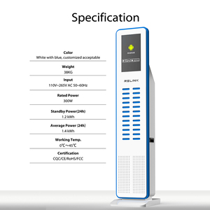 ตู้เช่าแบตเตอรี่ลิเธียมโพลิเมอร์ 24 ช่อง พร้อมพอร์ต USB และระบบชาร์จเร็วสำหรับสถานีชาร์จโทรศัพท์มือถือ - Product Image 6
