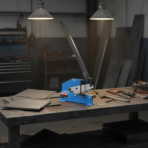 Cisaille manuelle robuste pour tôles métalliques, 8 pouces, à poser sur un banc, en acier Q235, pour artisans et constructeurs - Product Image 2