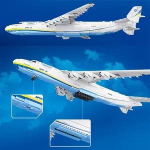 Grand <span class=keywords><strong>avion</strong></span> de <span class=keywords><strong>transport</strong></span> An-225, modèle d'<span class=keywords><strong>avion</strong></span>, <span class=keywords><strong>avion</strong></span> en briques, jouets pour enfants, 5350 pièces, ensembles de blocs de construction - Product Image 3