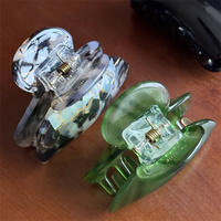 Barrettes à cheveux vintage en acétate avec incrustations de diamants pour filles - Utilisation quotidienne et pour les fêtes - Emballage en carton