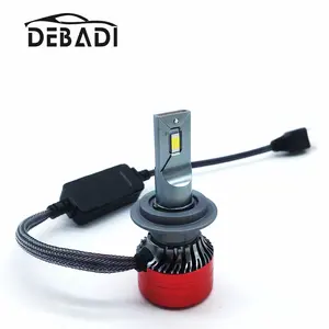 Tanıtım ledi far ampulü dayanıklı 7500 lümen 12v H7 araba far oto farı halojen yükseltme Led far kiti