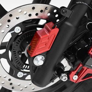 Piezas de motocicleta para <span class=keywords><strong>Suzuki</strong></span> UHR150/<span class=keywords><strong>125</strong></span>, protector de Sensor de aluminio CNC modificado para motocicleta, accesorios de cubierta de freno delantero ABS - Product Image 3