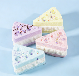 Nuovo Giocattolo Antistress Kawaii a Forma di Mattoncino di Formaggio Morbido e Spesso, Texture Gelatinosa Appiccicosa, Regalo per Adolescenti e Adulti, Portachiavi - Product Image 2
