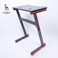 Table d'étude d'ordinateur de Style tendance, bureau de course, cadre en métal, Table de jeu PC, Offre Spéciale