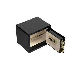 Hupai NOUVEAU YUEHU 35E Coffre-fort électronique numérique haute performance avec serrure à clé LED, construction en plaque d'acier, couleurs noir/blanc/marron pour - Product Image 4