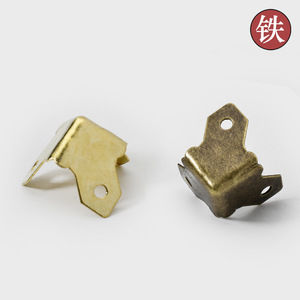 Metal <b>Corner</b> <b>Protector</b> 27mm X 14mm Bronze Yellow For Wooden Box Bag Luggage Making Materials - Product Image 4
