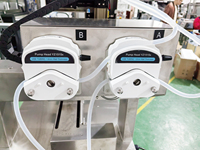 Machine de remplissage de flacons LK-021S à 2 têtes, pompe péristaltique automatique pour le remplissage de liquides, d'huiles essentielles, de bouteilles et de tubes
