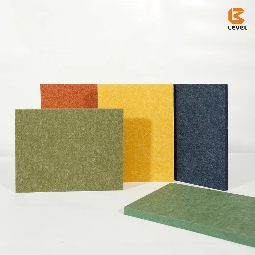Environmentally Cost-effective 1220*2440mm Sound Absorption 100% Polyester Acoustic Panels For Office
