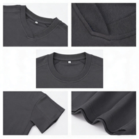 T-shirt personnalisé avec logo pour homme, coupe ample, col en V, coton doux, haut décontracté, impression numérique
