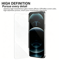 Fournisseur OEM de films protecteurs d'écran en verre trempé haute définition anti-explosion 9H pour iPhone, conçus pour la déverrouillage par empreinte digitale