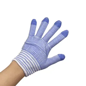 Protection des mains Pu Finger utilisé pour les gants de travail de l'industrie de la fabrication électronique et de semi-conducteurs