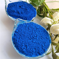 Pigments bleu ultramarine d'oxyde de fer, colorants acides pour peintures, colorants pour projets de construction industrielle