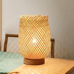 Hand - Woven Bamboo Table <b>Lamp</b> - Product Image 4