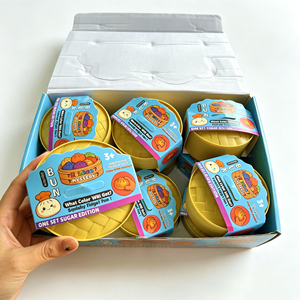 ของเล่นบันสควิชชี่ลูกกลิ้งวิบวับ กลิตเตอร์ดัมพลิง ขนมมอลโทสบีบคลายเครียด ของเล่นฟิดเจ็ตสำหรับเด็กและผู้ใหญ่ กล่องสุ่ม ขายดี - Product Image 6