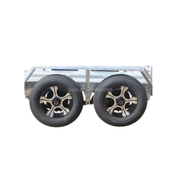 Remorque pour mini-excavatrice 10x6, remorque pour pelle, remorque pour chargeuse, remorque pour engin de chantier, capacité nominale 2 tonnes